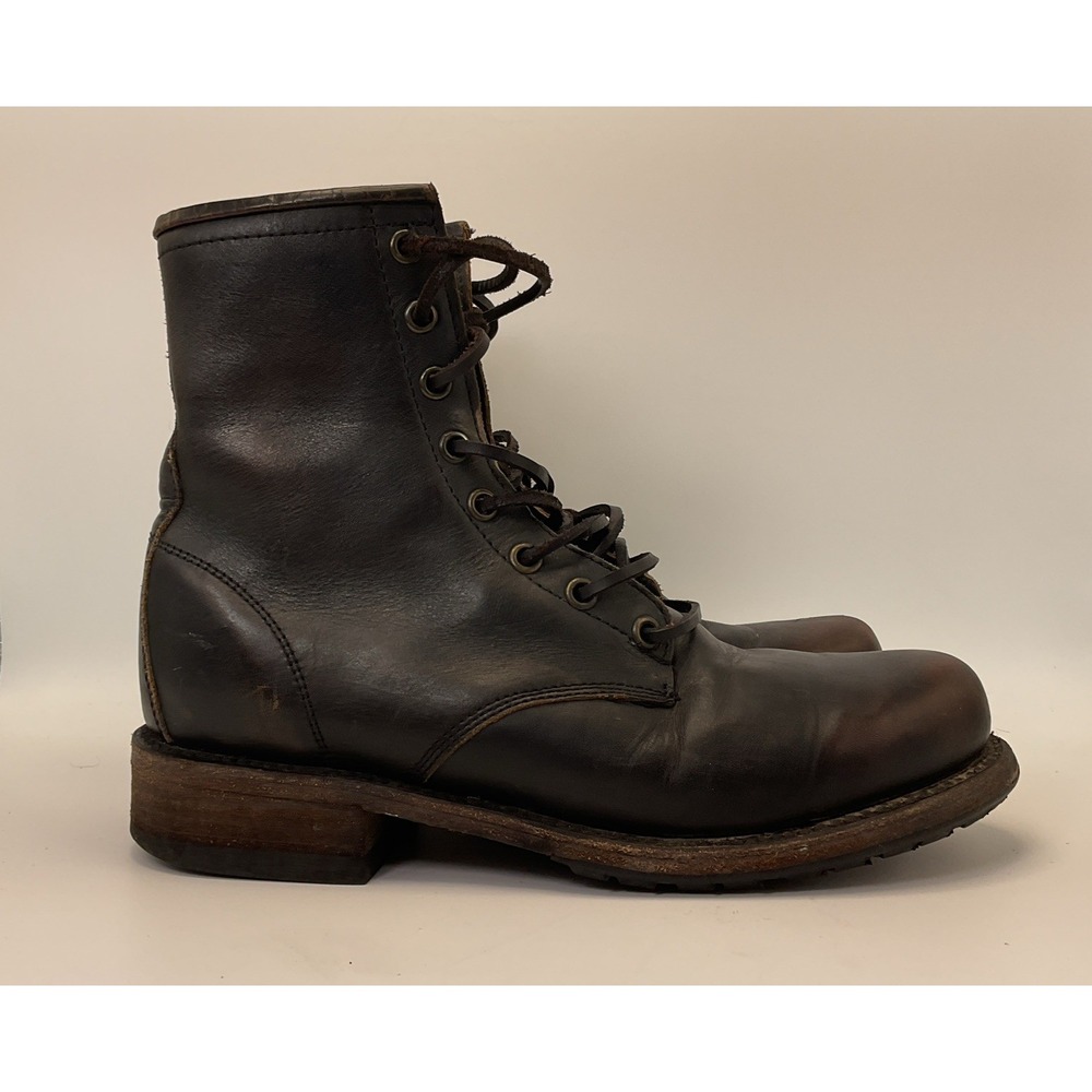 Freebird By Steven Manchester Boots Womens 7 Brown Distressed Leather Combat